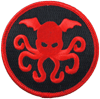 Black patch with red Cthulhu (9311A)