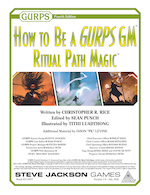 How to Be a GURPS GM: Ritual Path Magic – Cover