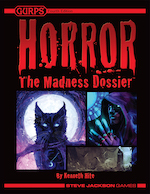 GURPS Horror: The Madness Dossier – Cover