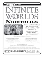 GURPS Infinite Worlds: Nightreign – Cover